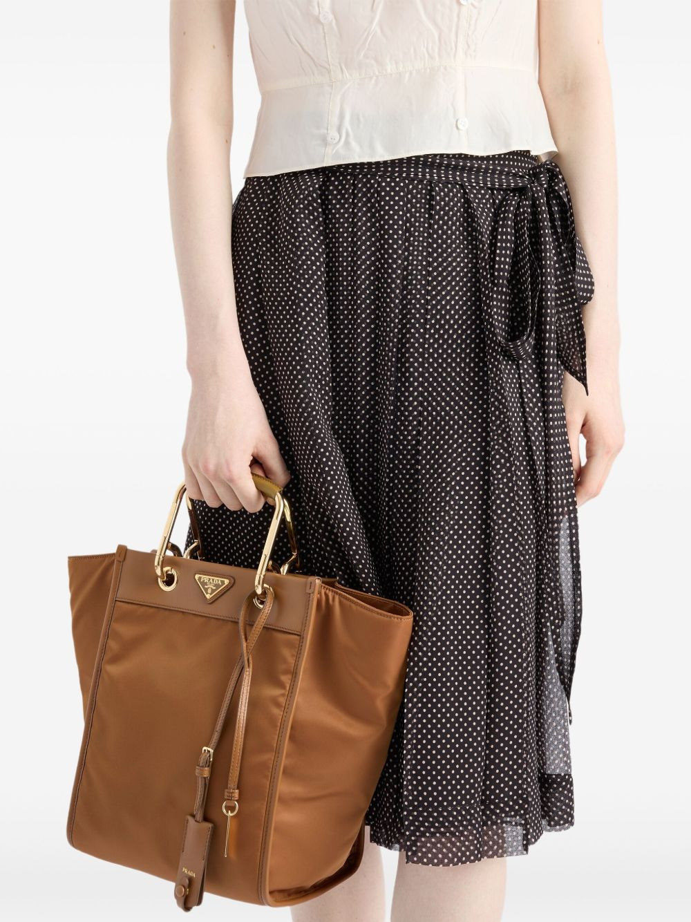 printed chiffon wrap skirt - 5