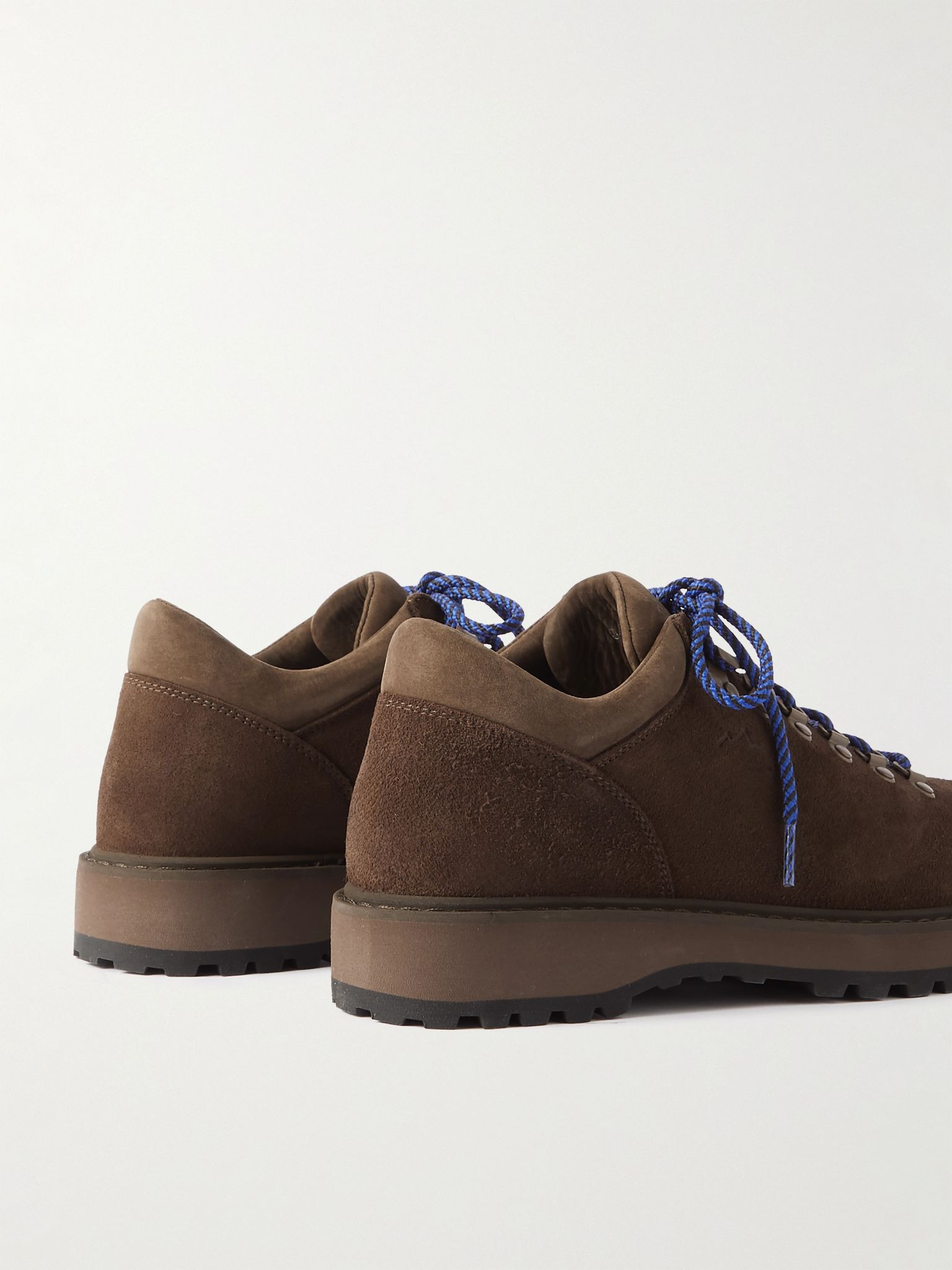 Cornaro Rubber-Trimmed Suede Sneakers Dark brown - 5