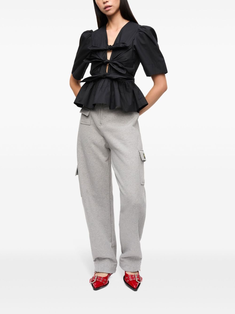 bow-detail blouse - 2