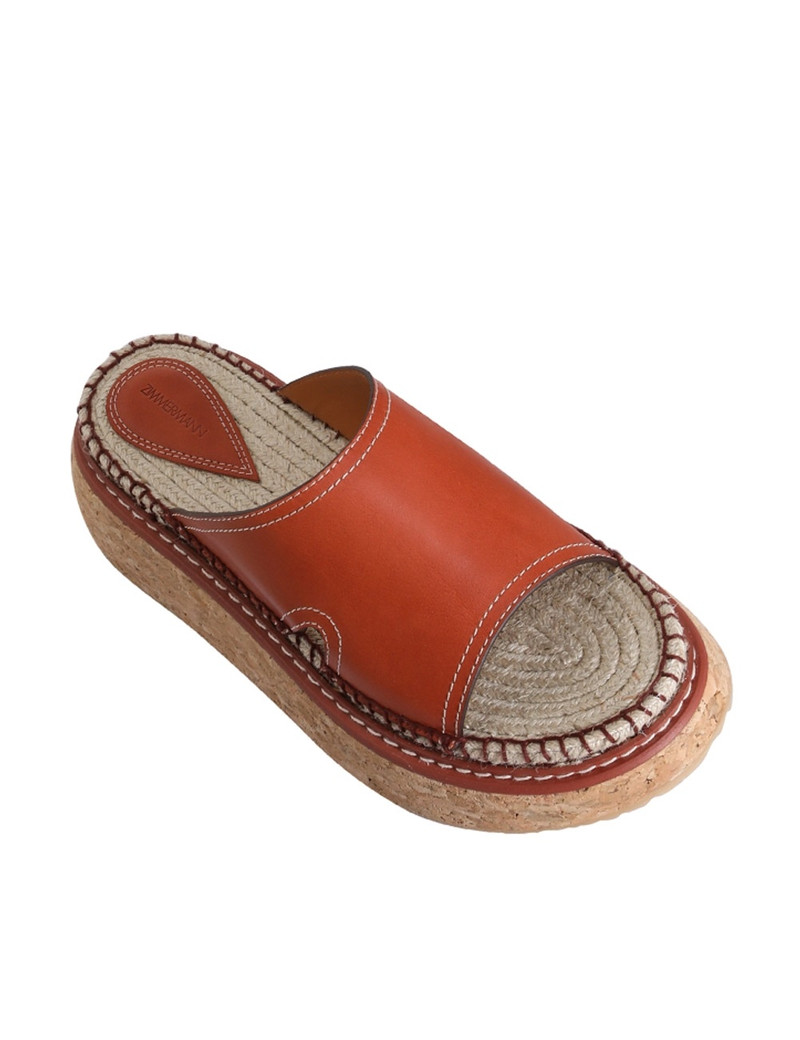 FLATFORM ESPADRILLE SLIDE 7