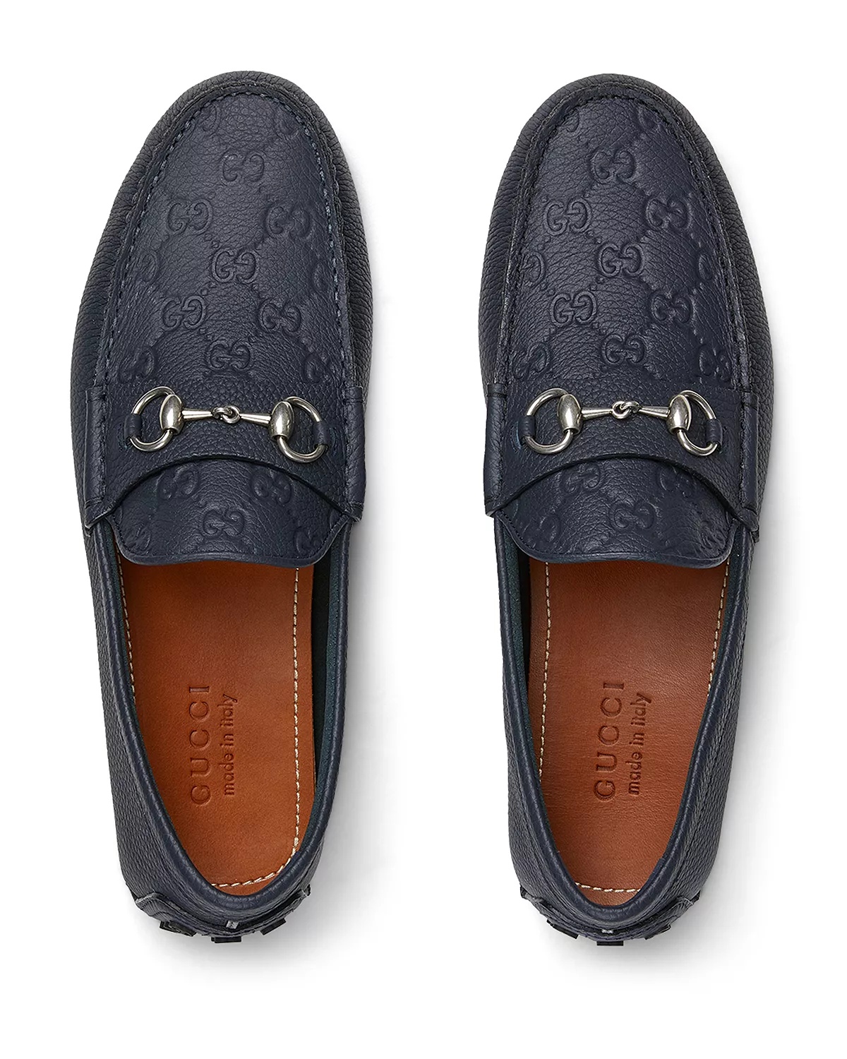 Men's GG Leather Horsebit Drivers - 2