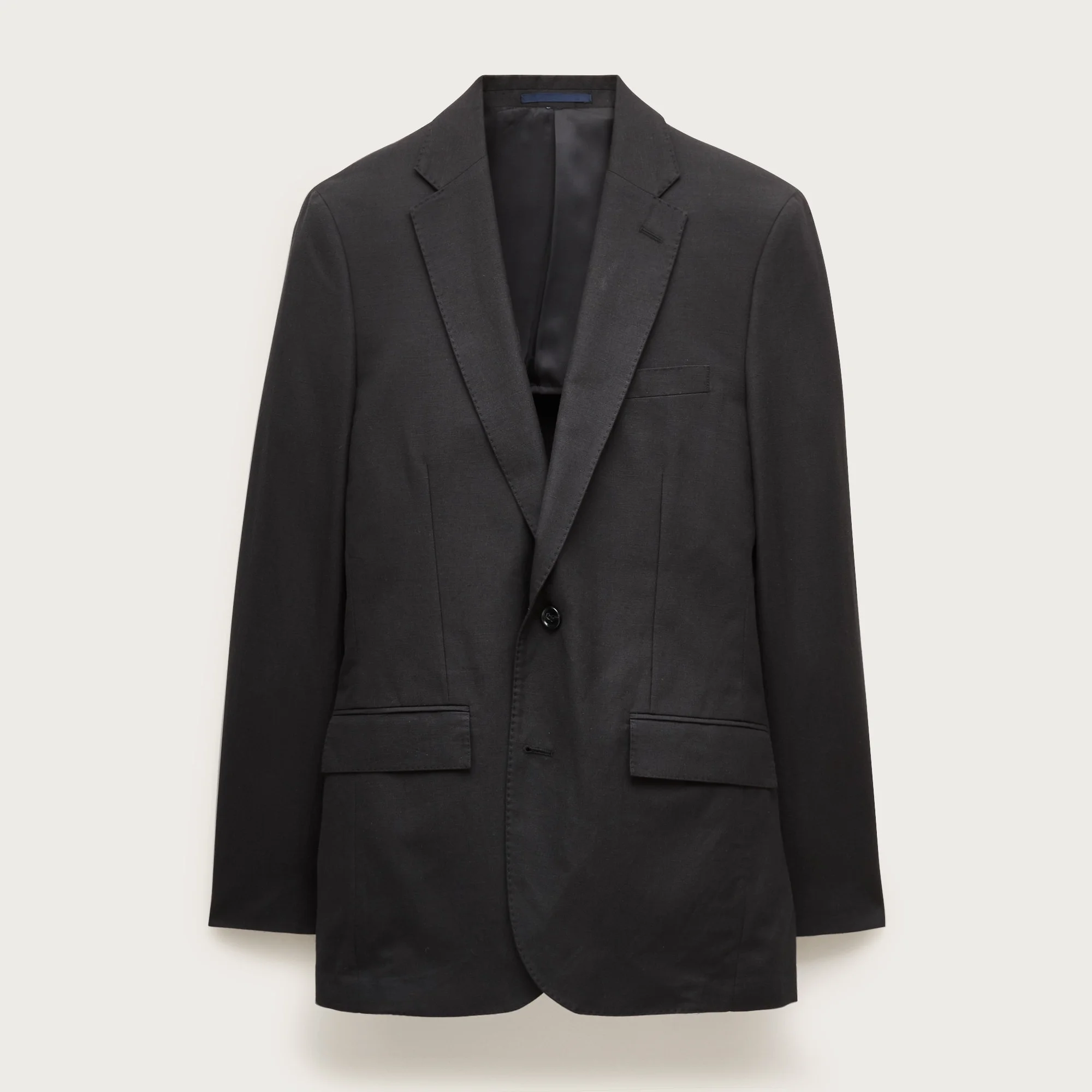 Ludlow Slim-fit suit jacket in Baird McNutt Irish cotton-linen blend - 1