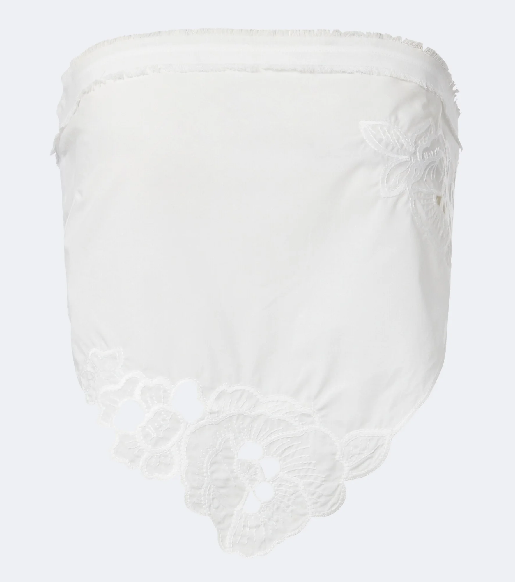 Klara embroidered cotton scarf - 1