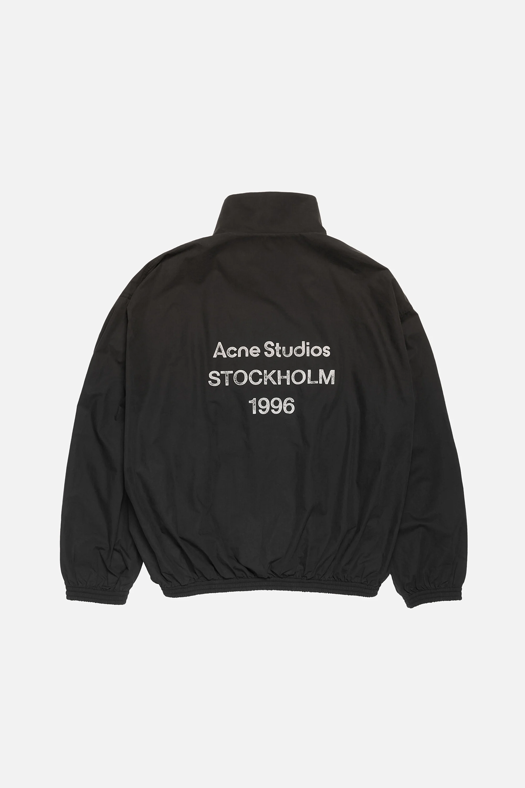 Logo zipper jacket - Black - 1