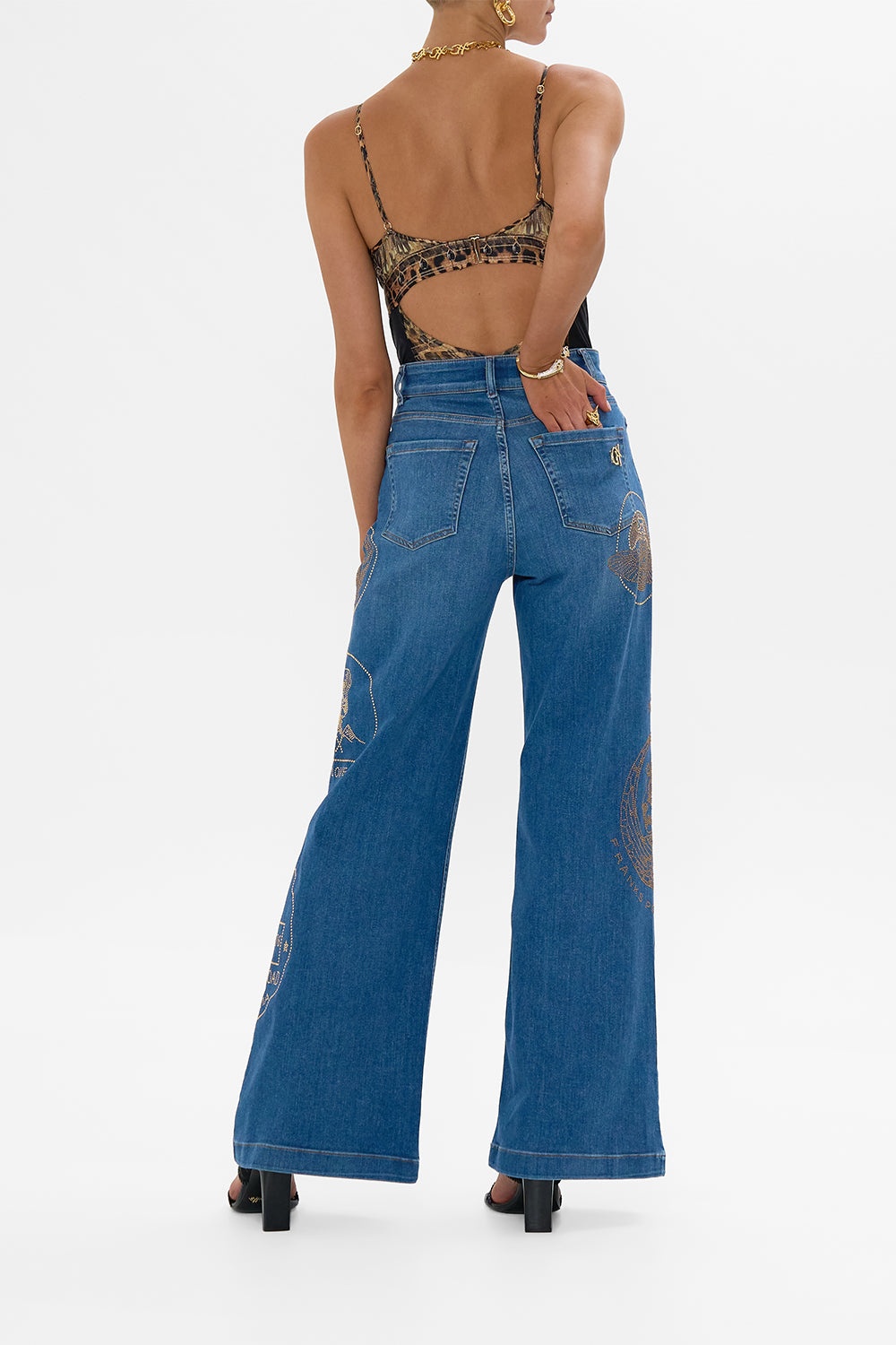 JENNA SOUL SEEKER HIGH WAISTED FLARE - 4