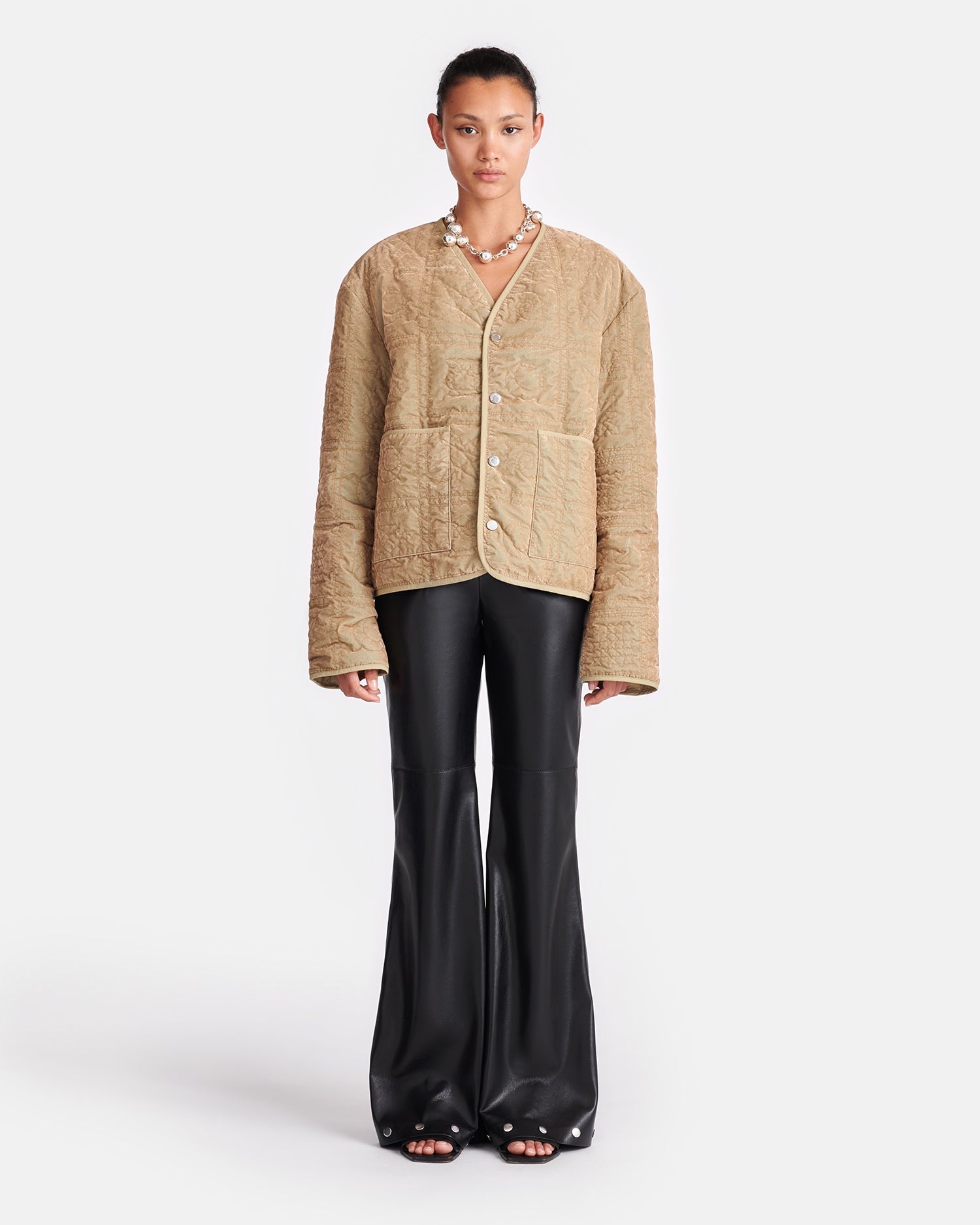 Quilted Tech-Velvet Jacket - 6