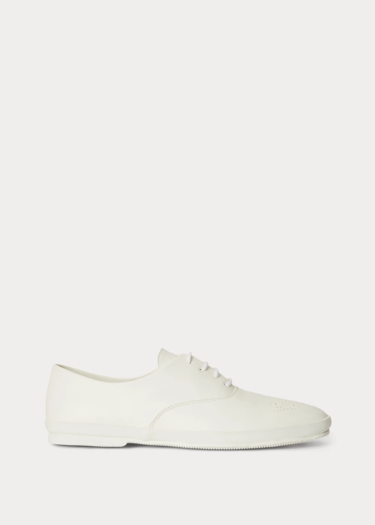 Perforated Leather Low-Top Sneaker - 1
