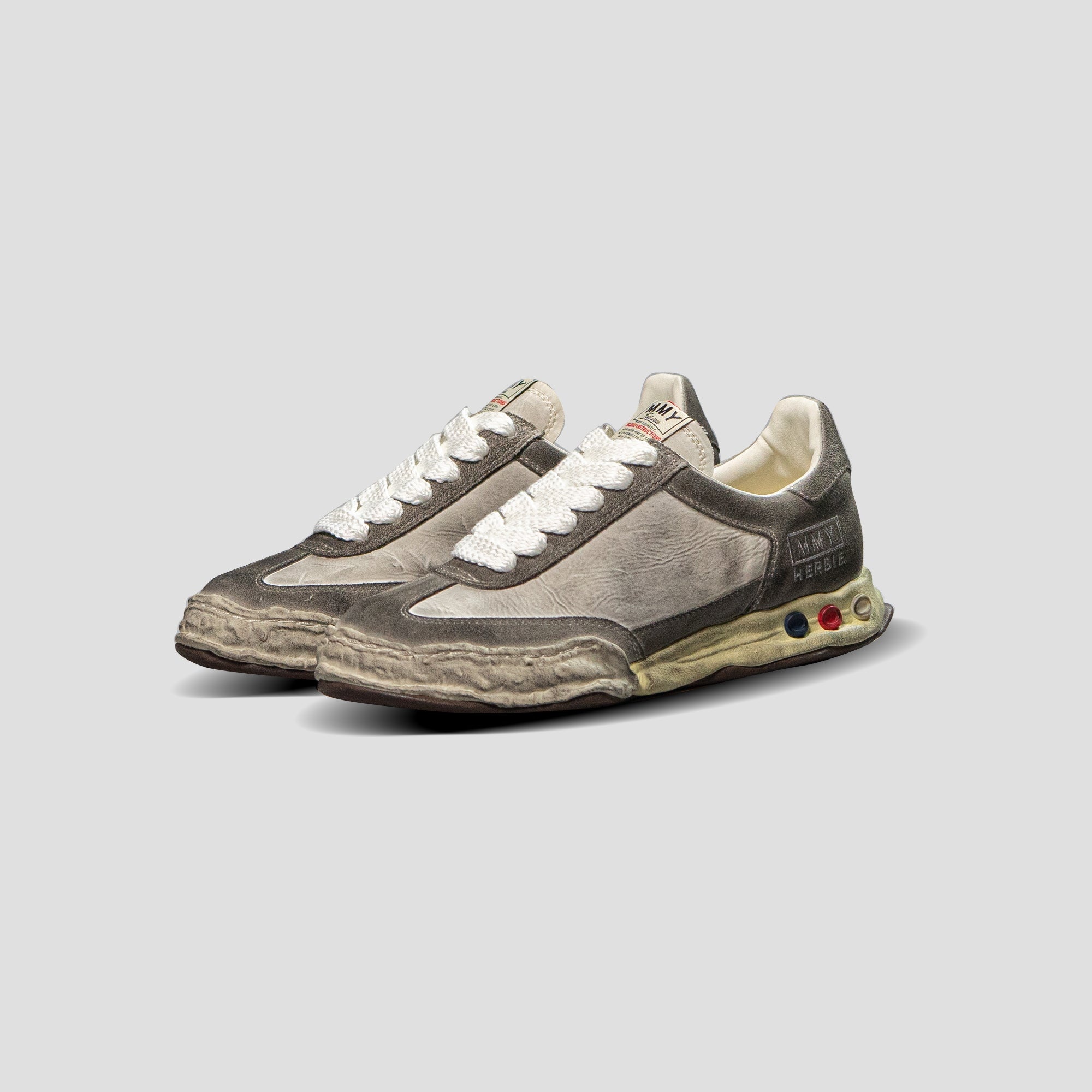 HERBIE OG SOLE LOW TOP SUEDE/NYLON SNEAKERS - 2