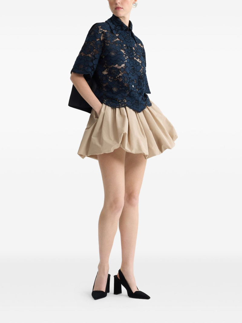 PATOU bloomer mini pleated skirt outlook