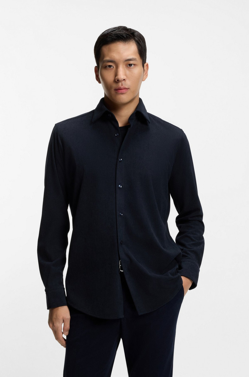 REGULAR-FIT SHIRT IN BABY CORDUROY 2
