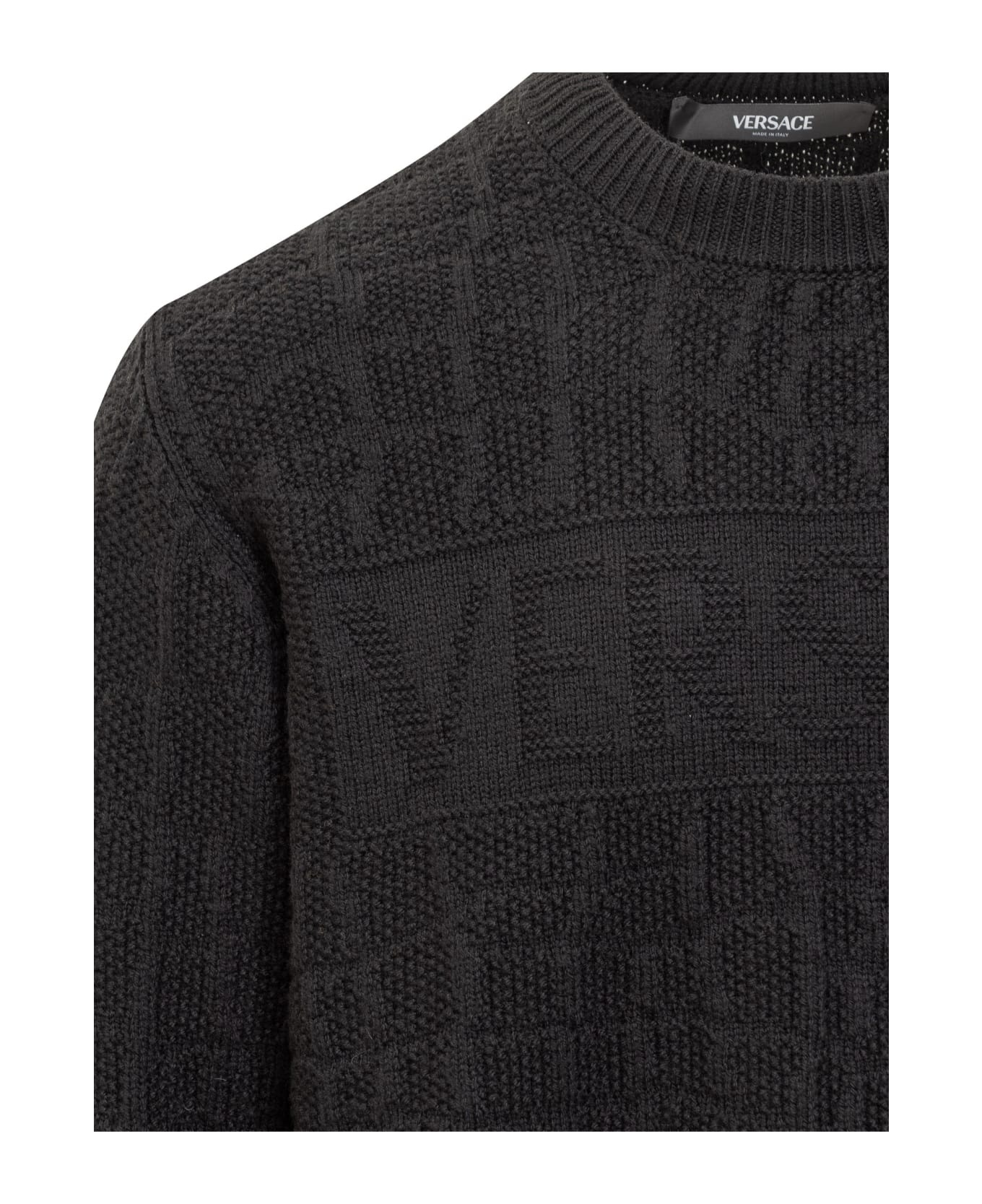 Crew-neck Wool Sweater - 4