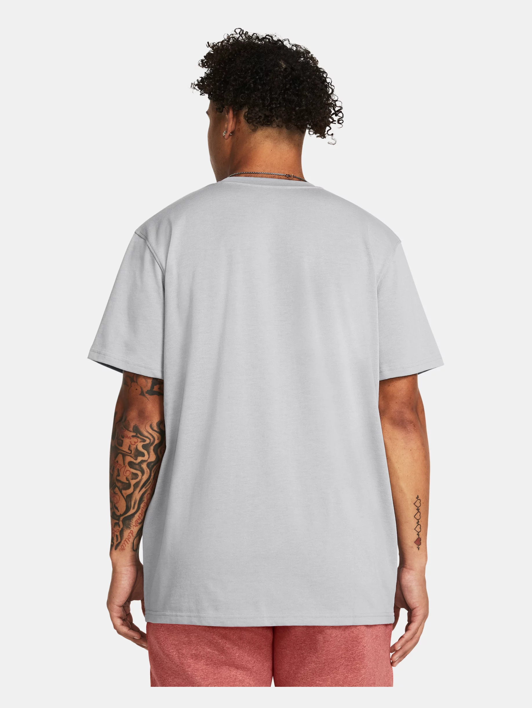 Men's UA Heavyweight Armour Label Short Sleeve - 4