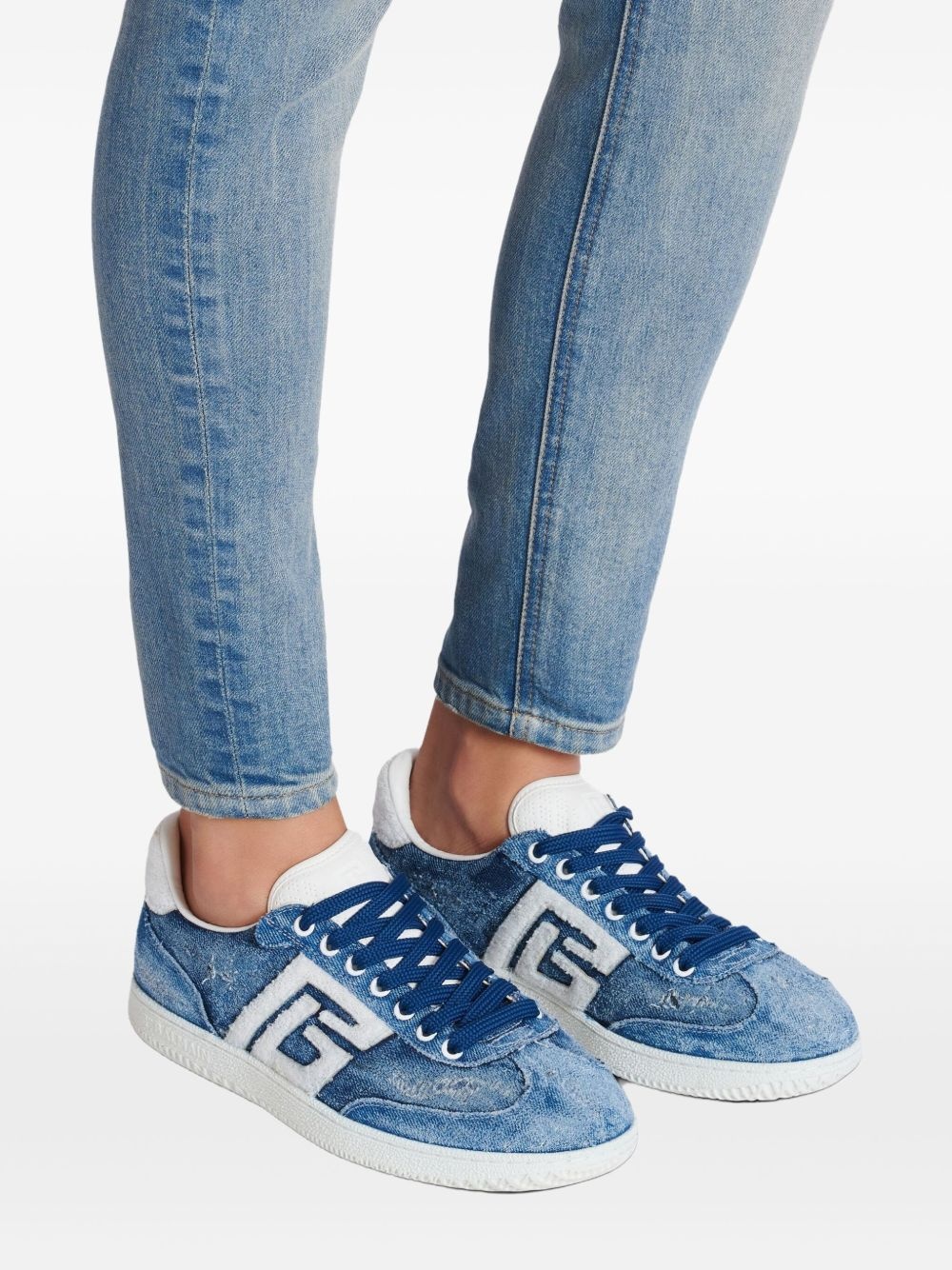 logo-patch sneakers - 7