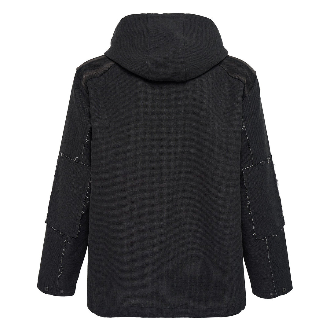 Sun-Bleached Raw Edged Anorak Sweatshirt - 2