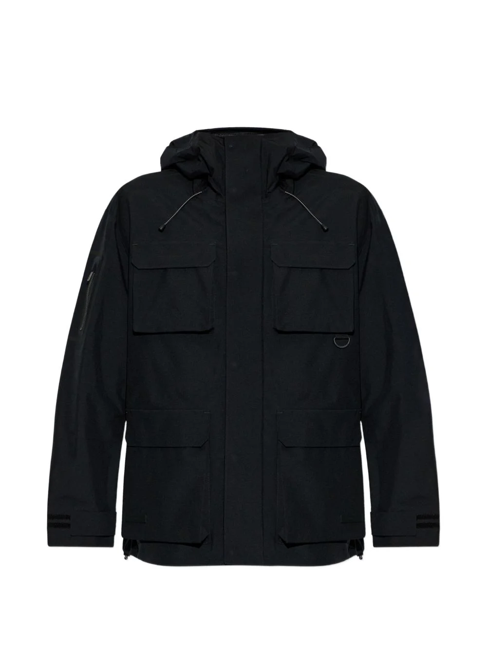 multi-pocket hooded jacket - 1