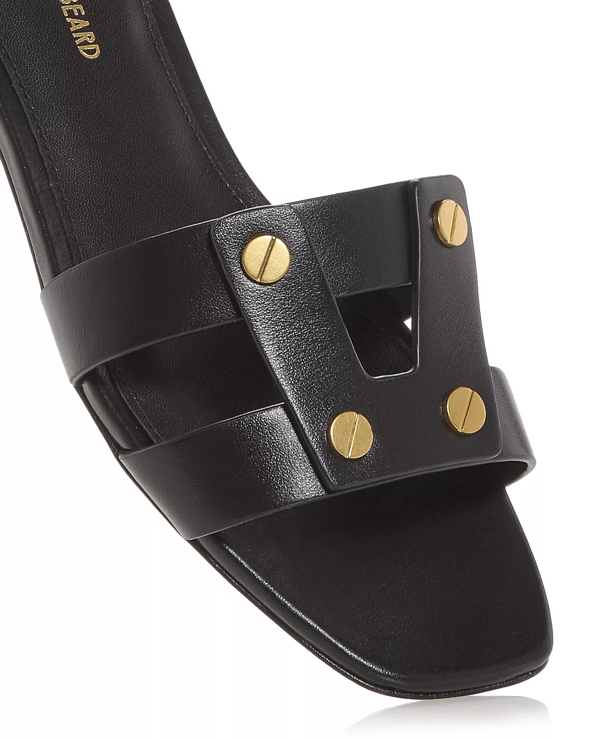 Women's Via Leather Slide Sandals - 5