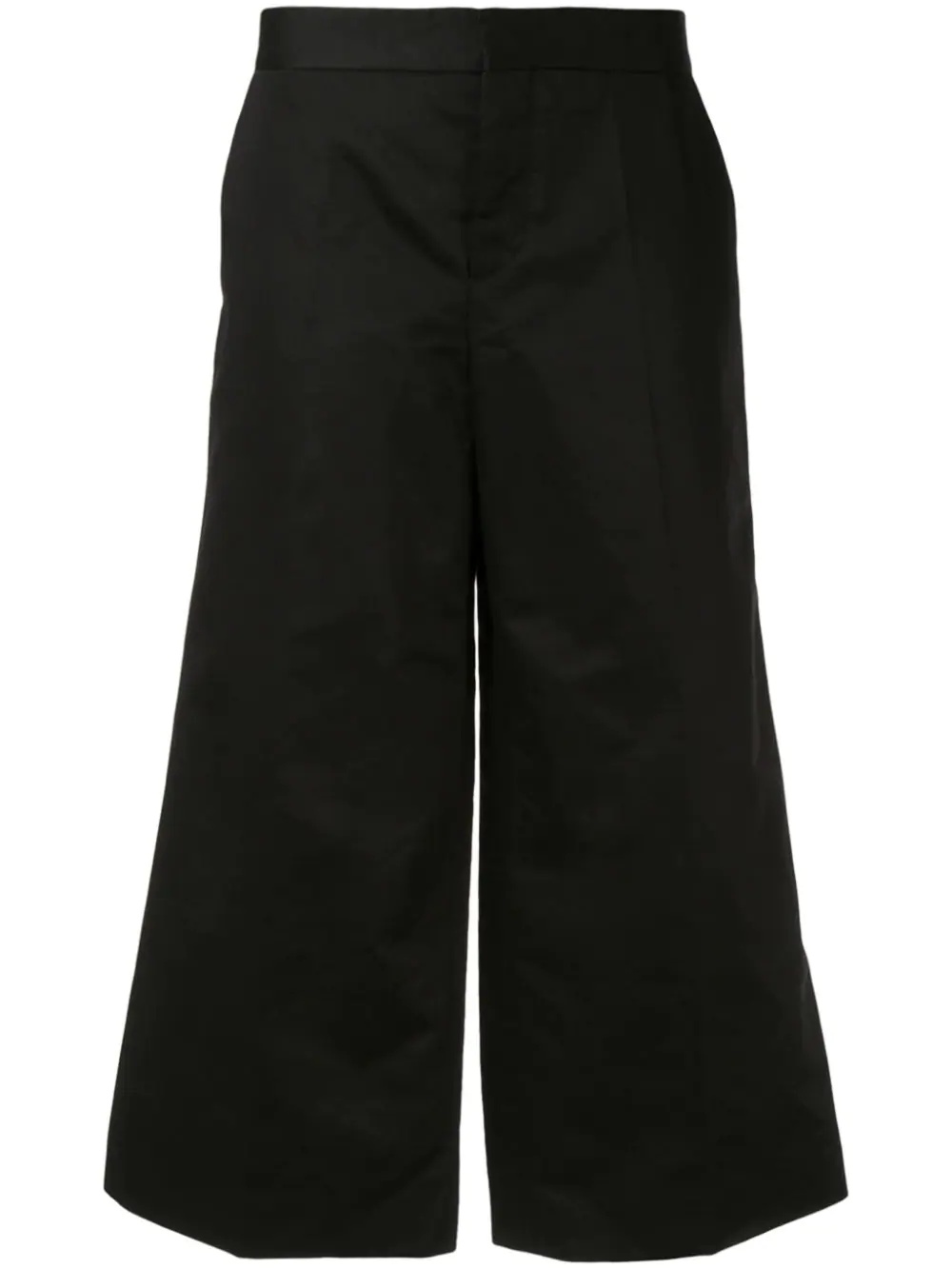 cropped high waisted trousers - 1