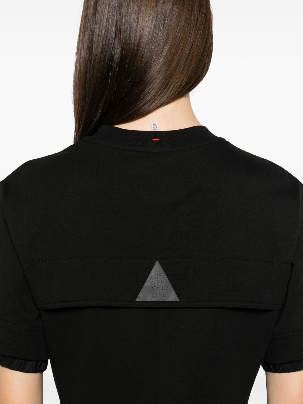 logo-patch cotton T-shirt - 5