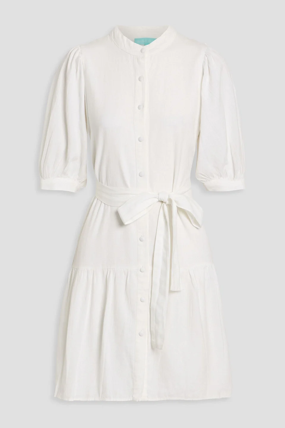 Kinly cotton and linen-blend mini dress - 1