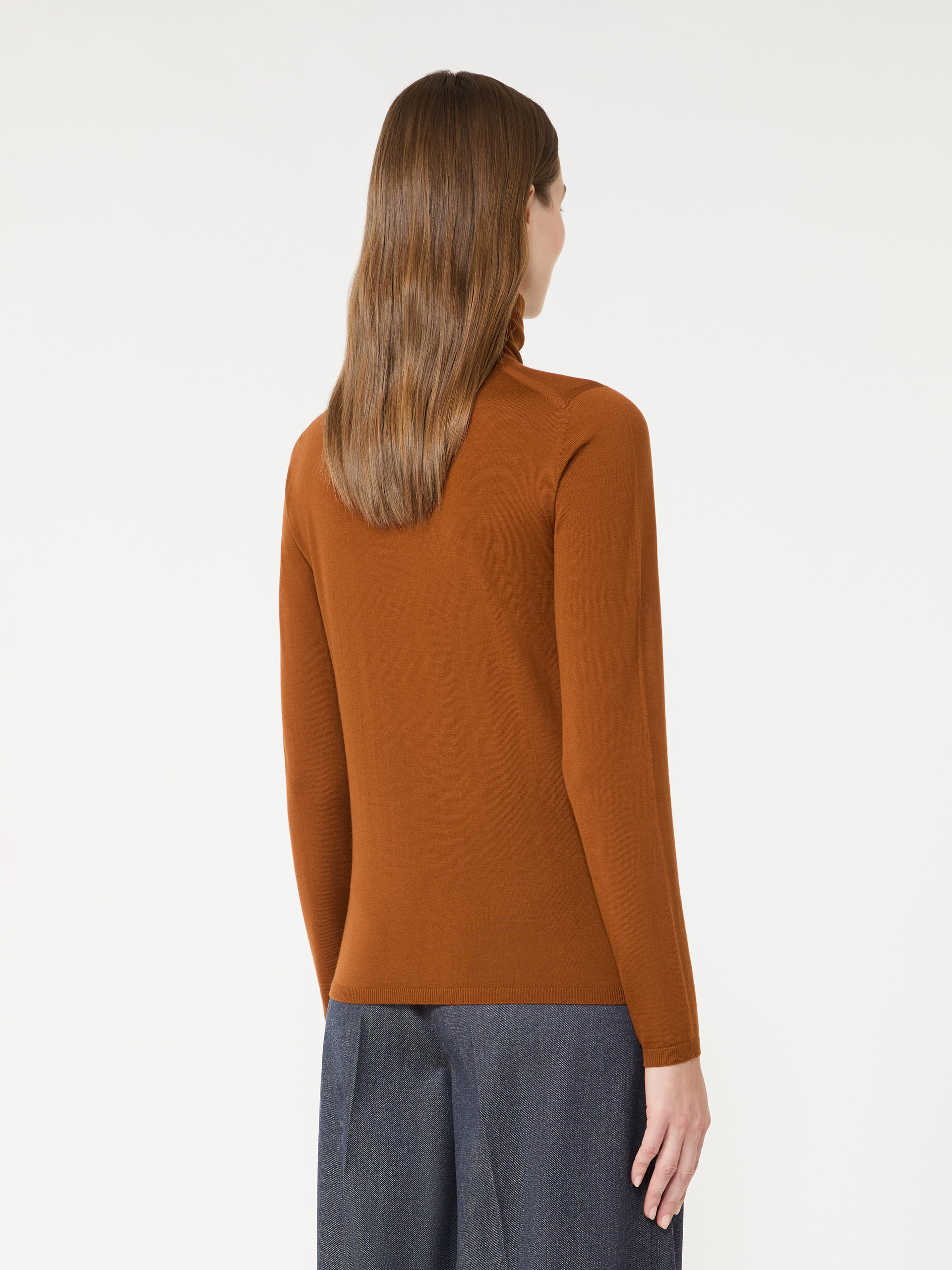SALUTO Wool knit turtleneck jumper - 4