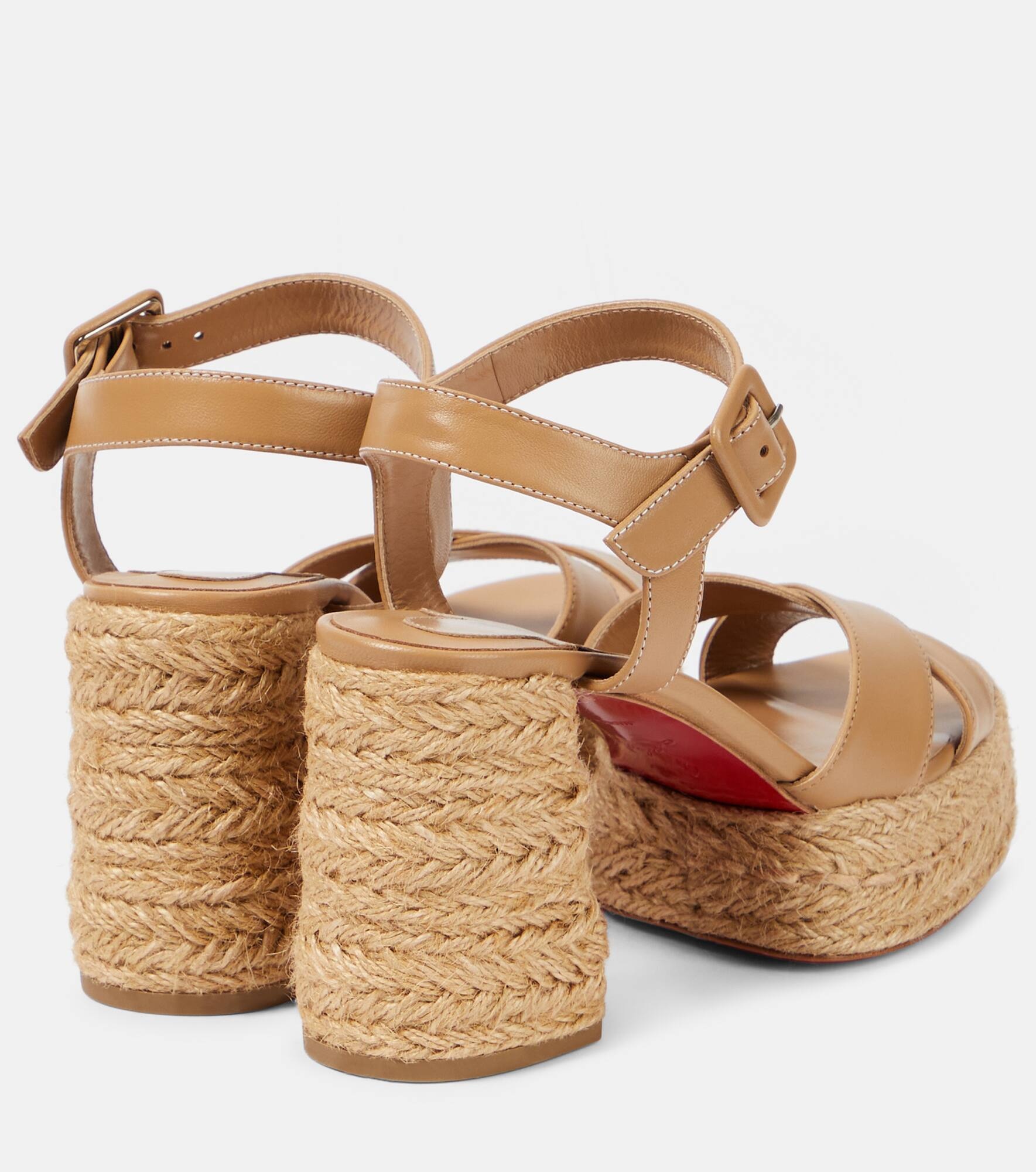 Calakala 70 leather espadrille sandals - 3