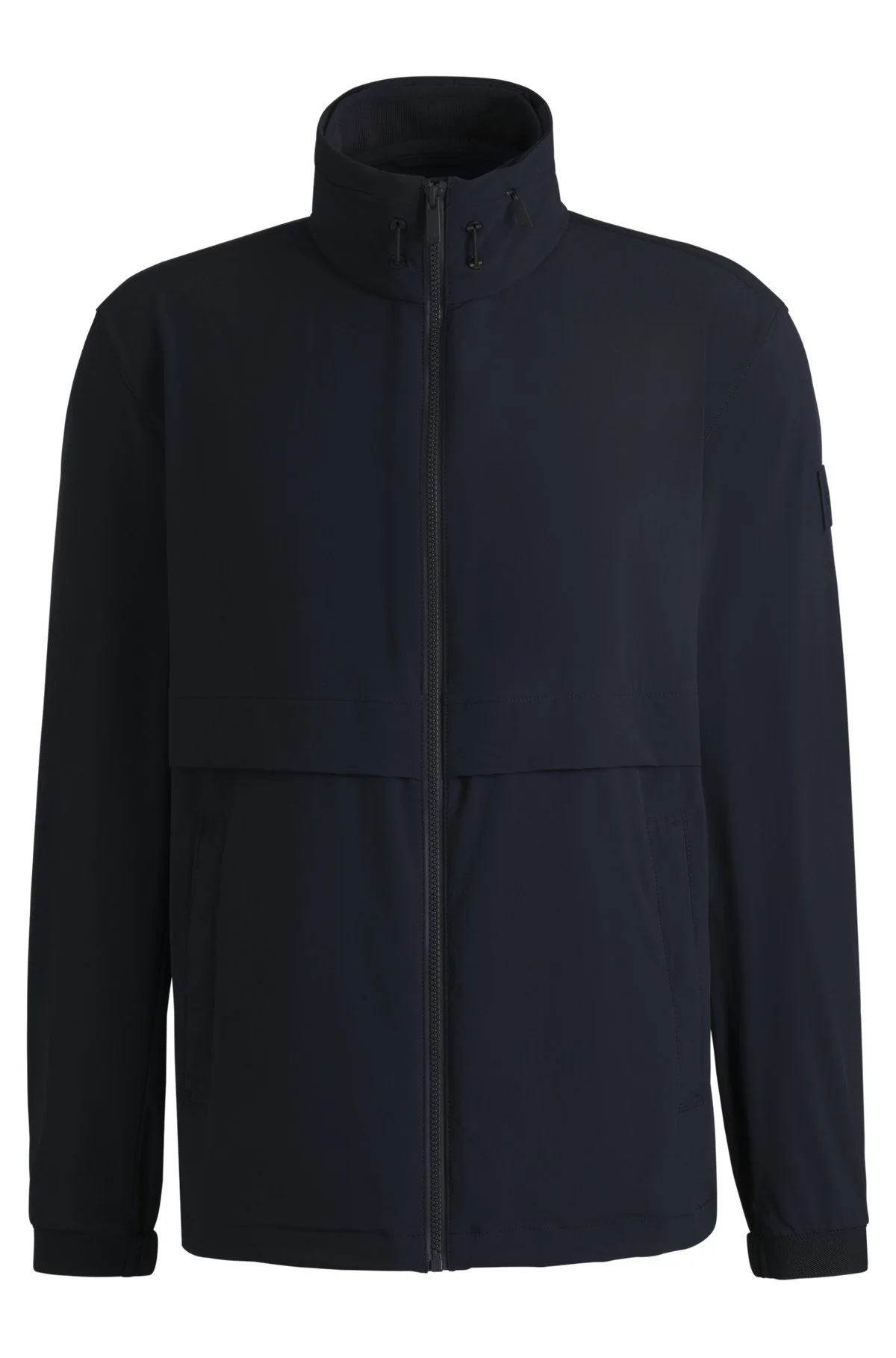 SOFTSHELL JACKET IN WASHABLE STRETCH FABRIC WITH PACKABLE HOOD - 1