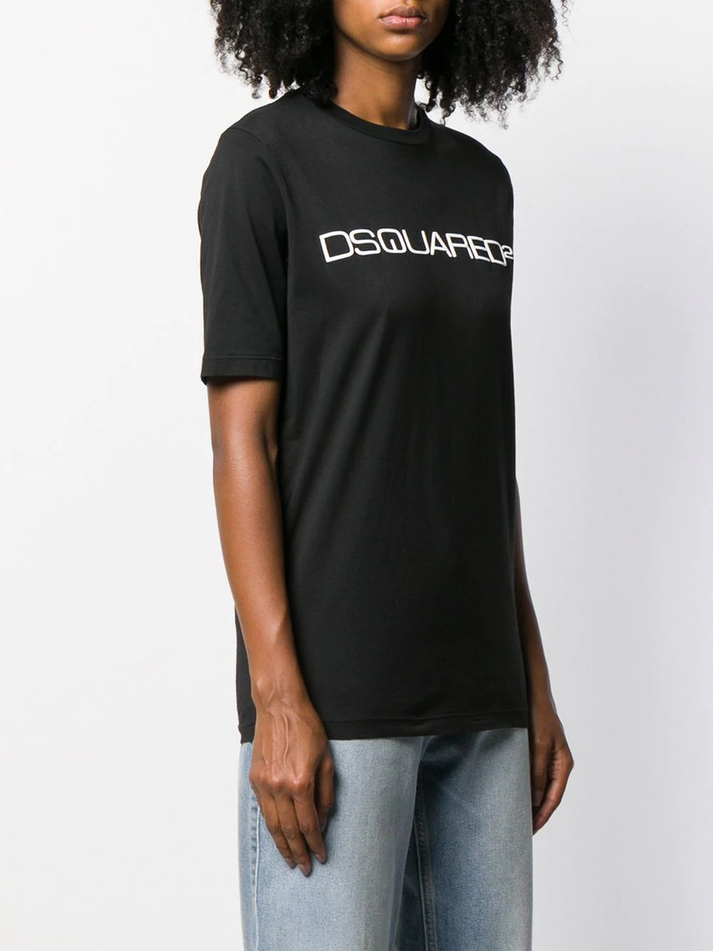 logo print T-shirt 3