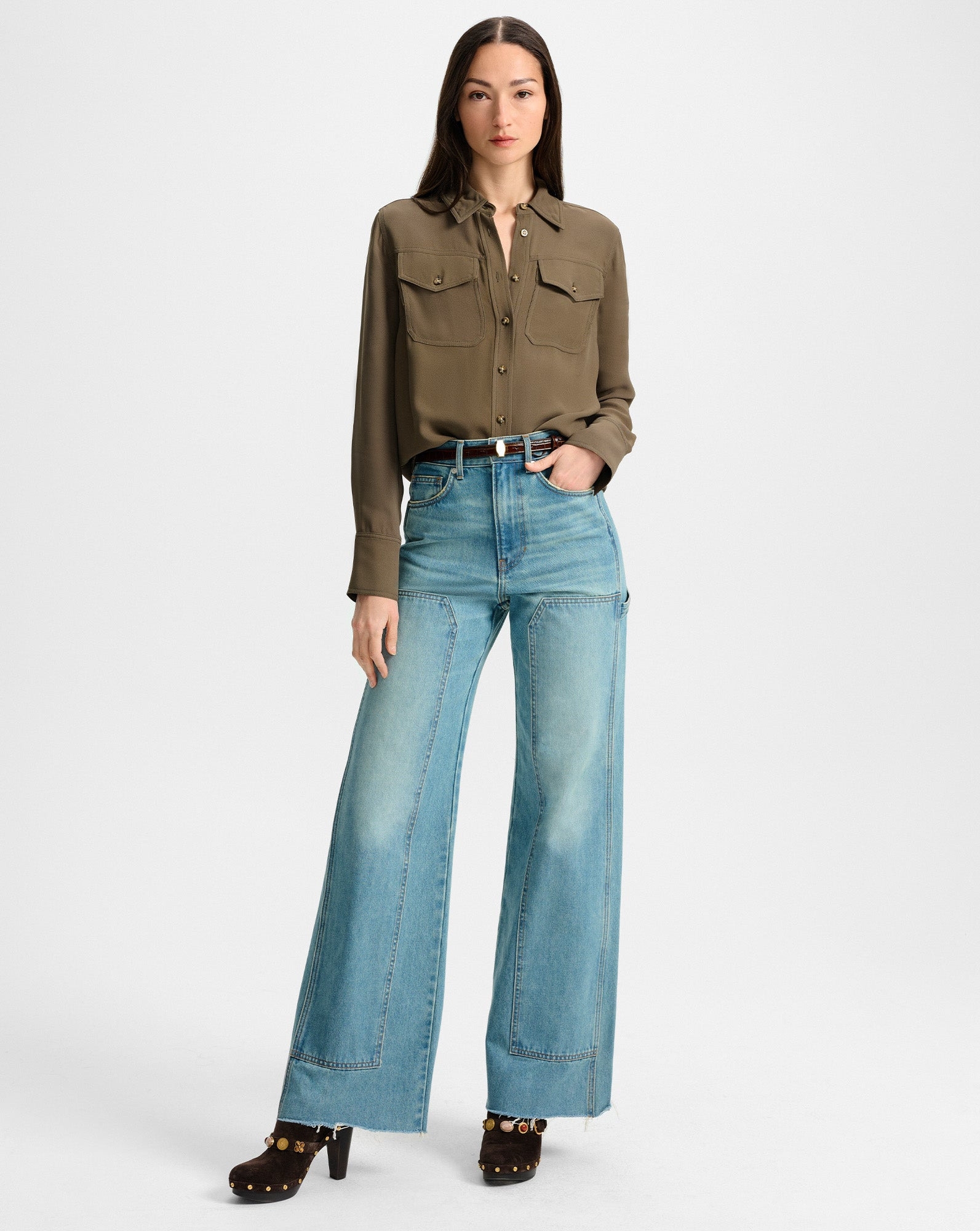 PEPPER BUTTON-DOWN BLOUSE - 3