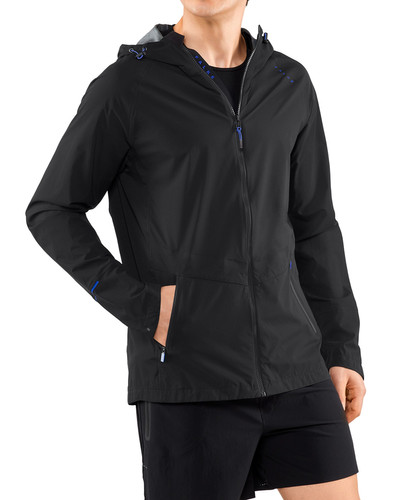 FALKE Men's Water-Resistant Hooded Running Jacket outlook