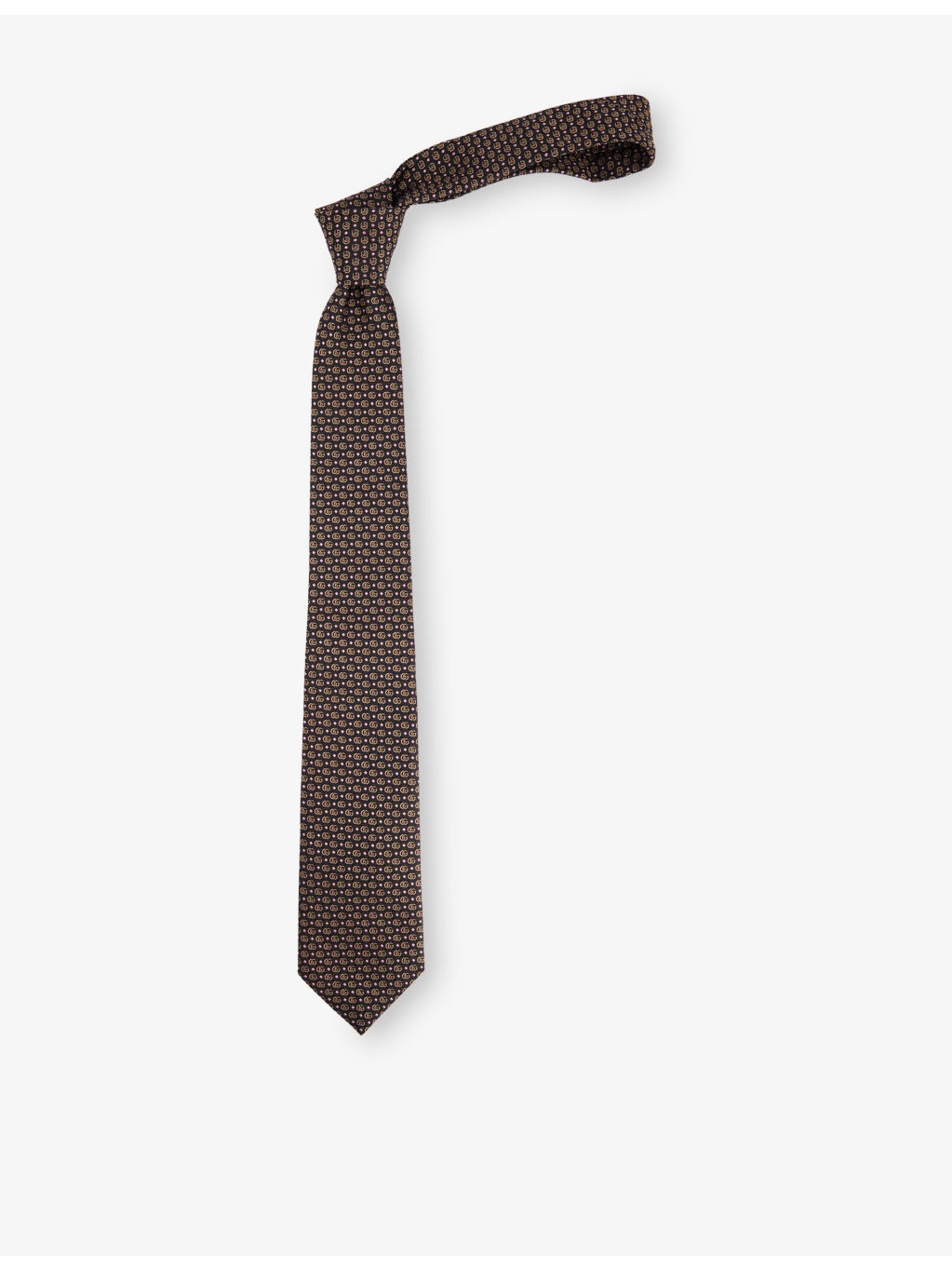 Dottola Logo-Pattern Silk Tie - 3