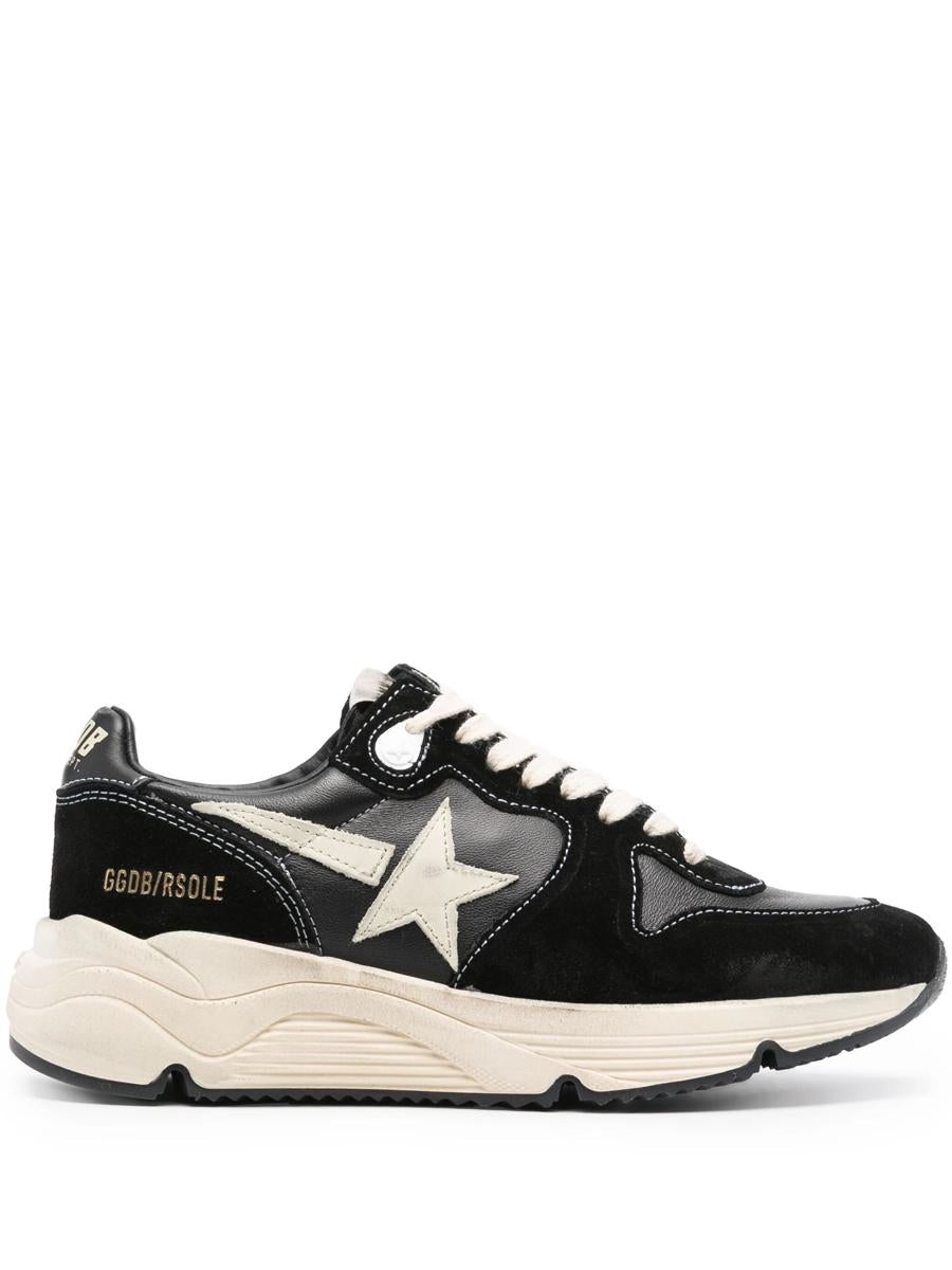 Golden Goose Running Sole Panelled Sneakers - 1