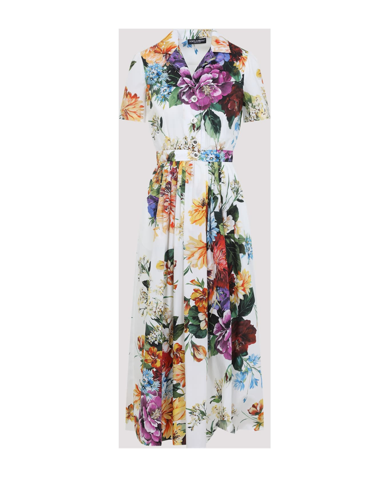 Cotton Midi Dress - 3