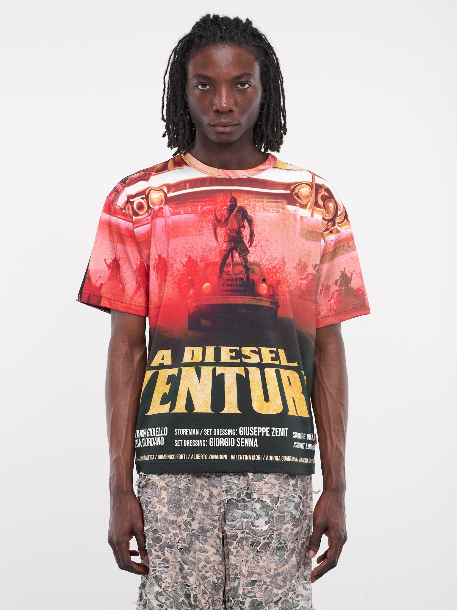 DIESEL CAMP BRAVE Tシャツ A05264-0PATI T-INY-C1 9XX DIESEL CAMP BRAVE Tシャツ A05264-0PATI T-INY-C1 9XX (DIESEL