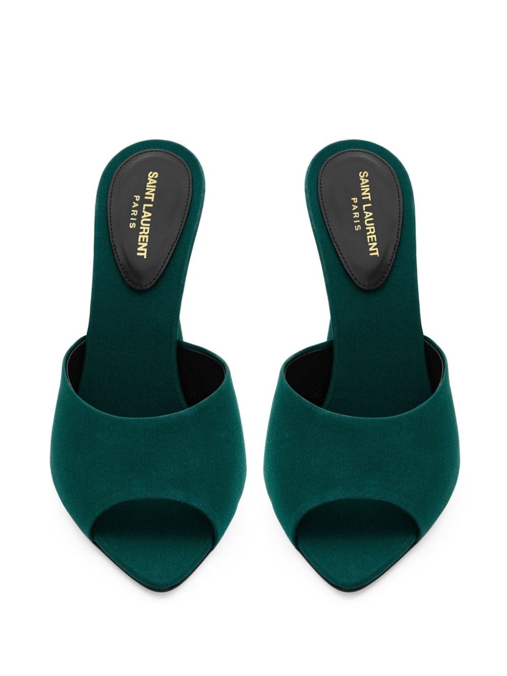Suite 105mm silk mules - 3