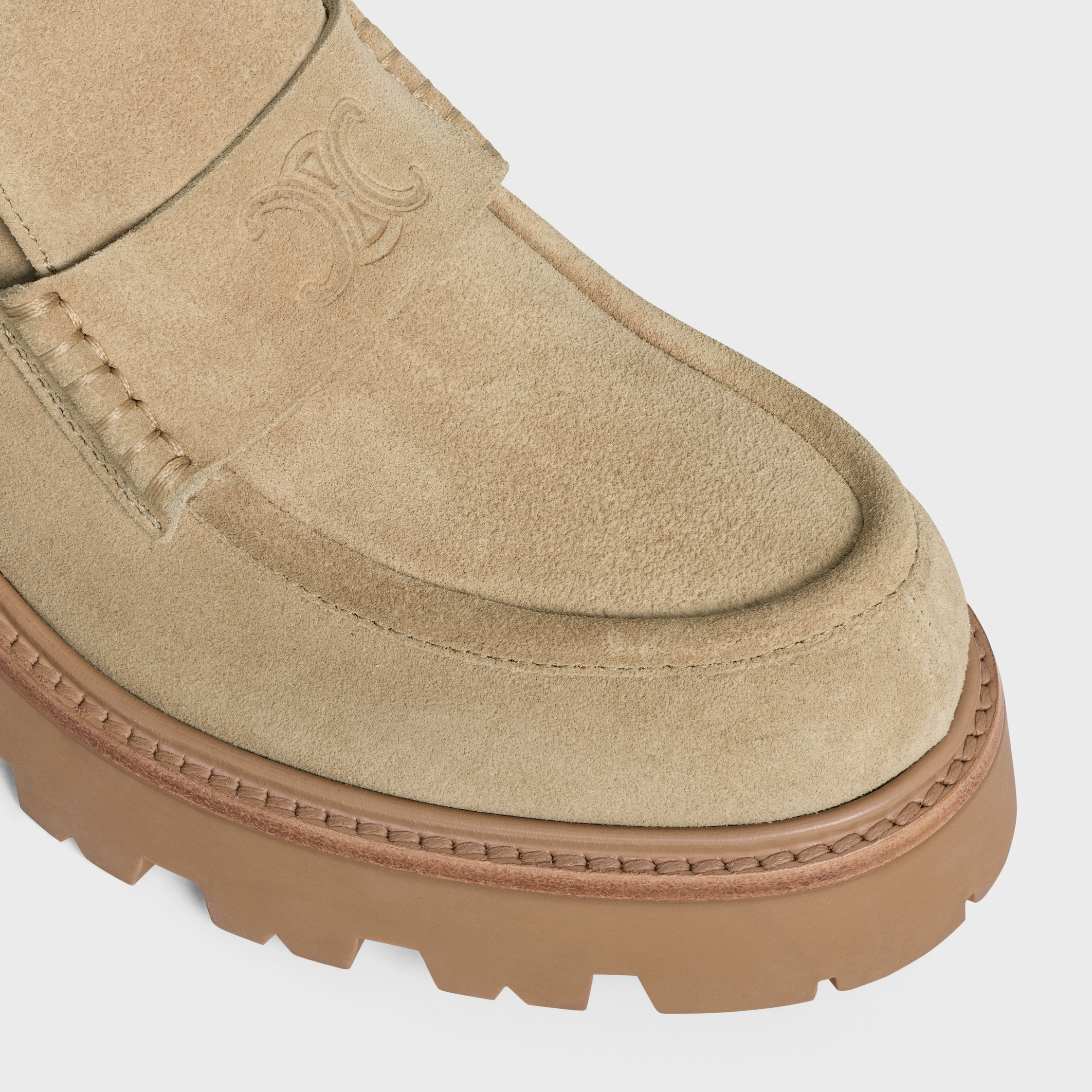 CELINE TRIOMPHE LOAFERS IN SUEDE CALFSKIN - 4