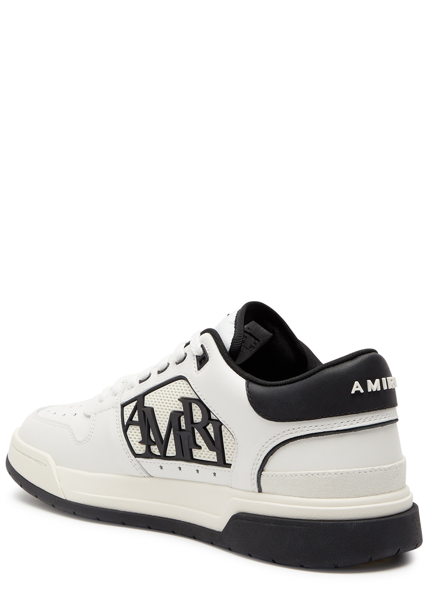 Classic panelled leather sneakers - 2