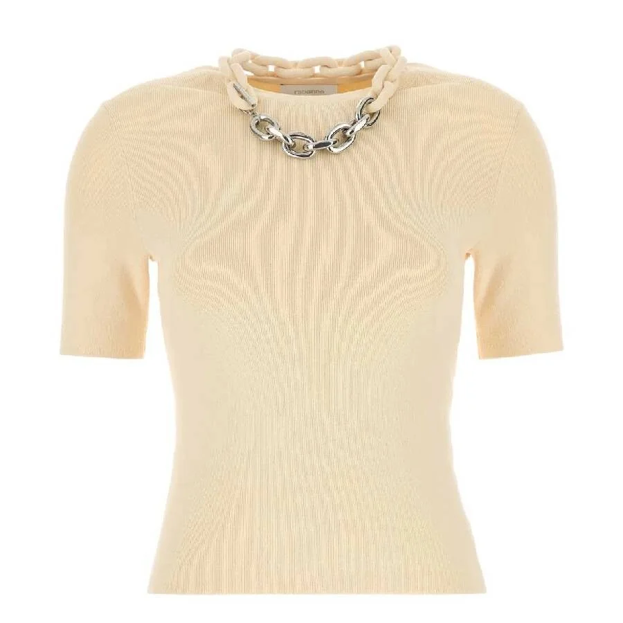 Rabanne Chain-Link Detail Cardigan - 1