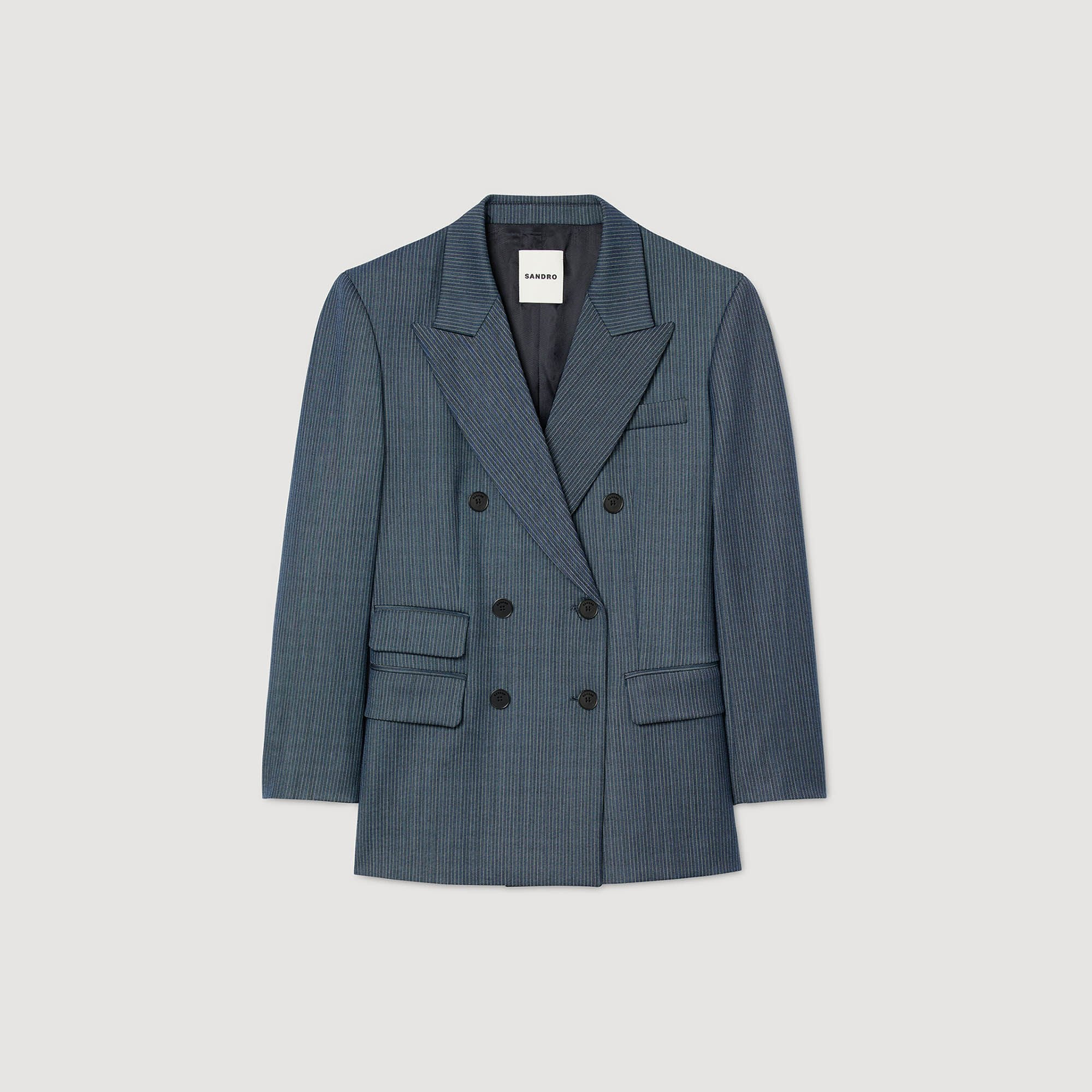 STRIPED TAILORED JACKET - 6
