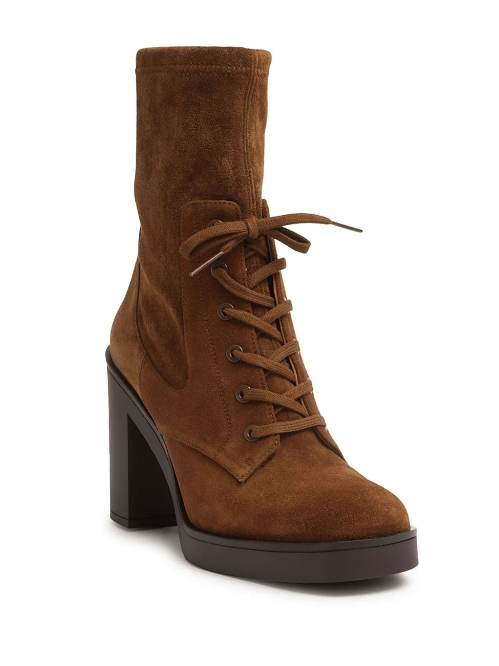 80mm suede boots - 4