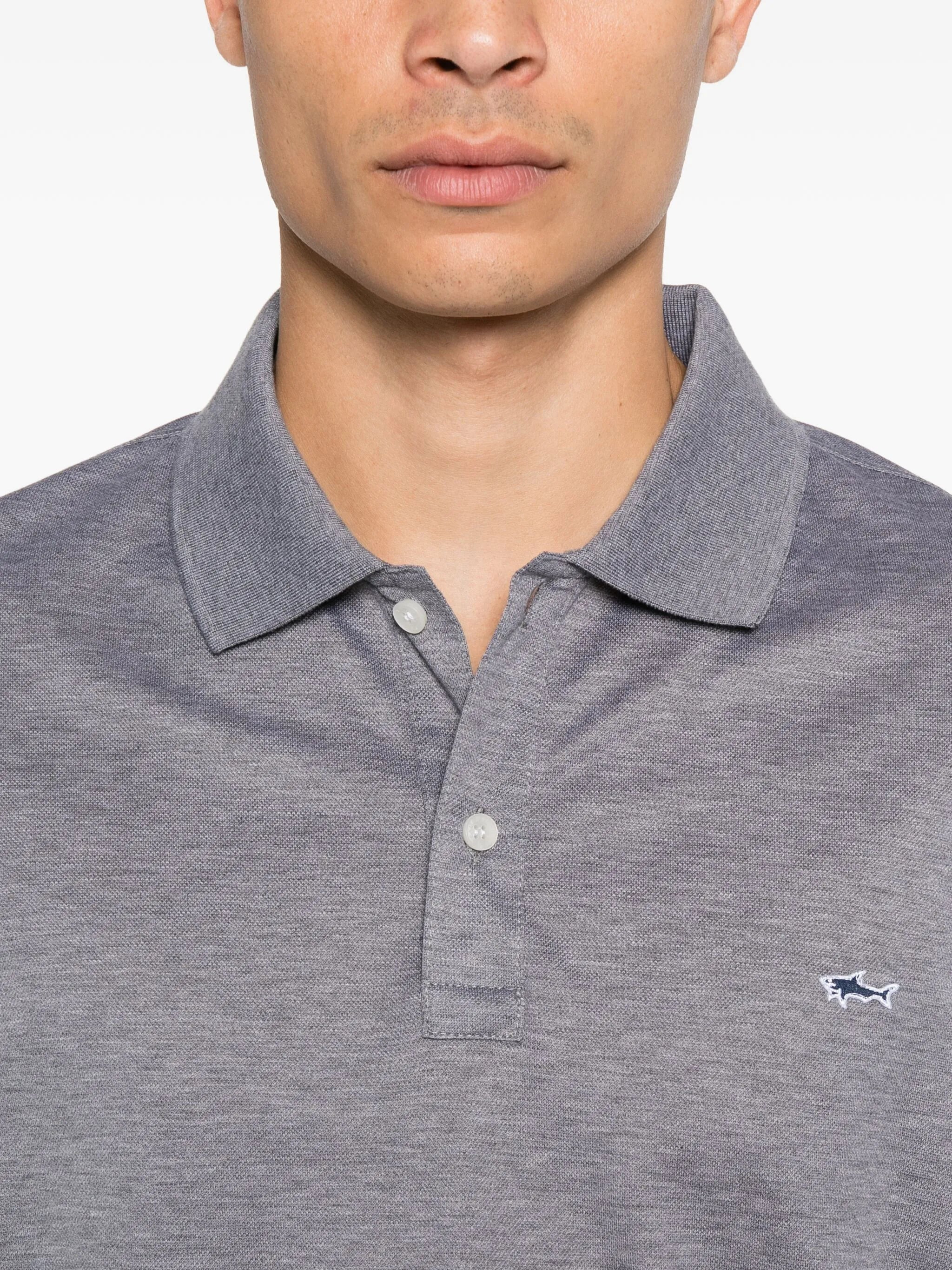 Paul & Shark Logo-embroidered Cotton Polo Shirt - 3