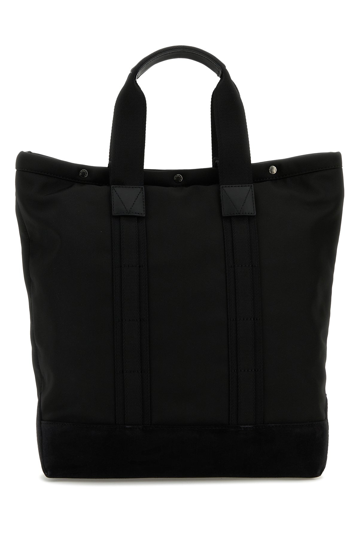 Black canvas shopping bag - 3