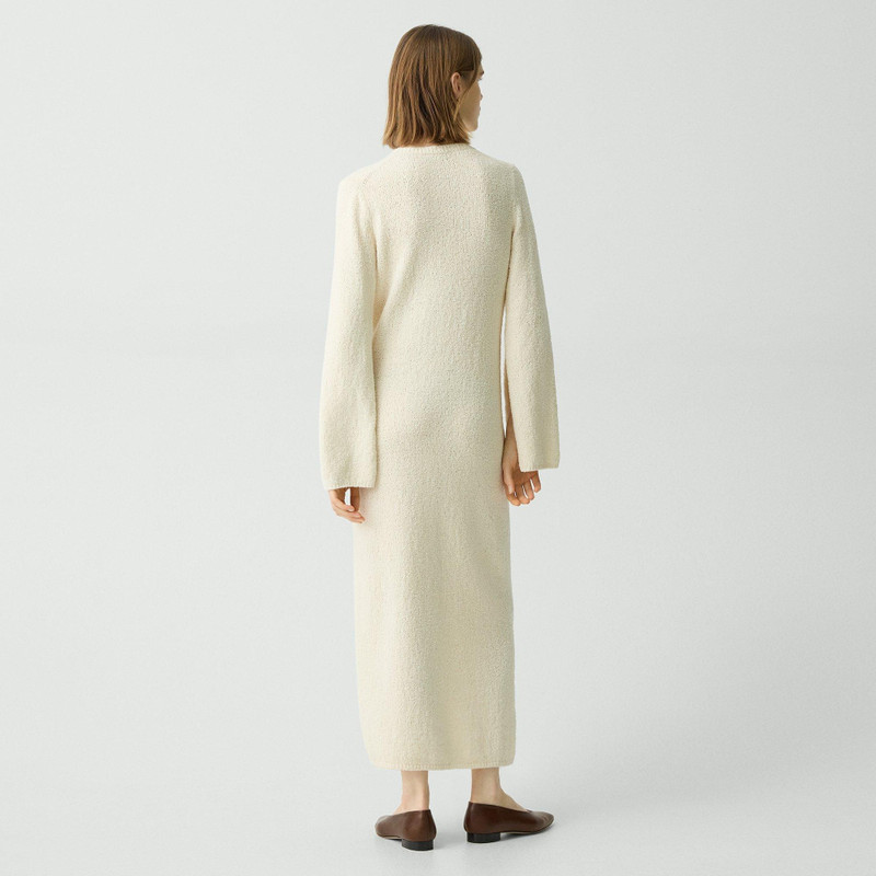 Theory Bouclé Midi Dress in Cotton-Blend outlook