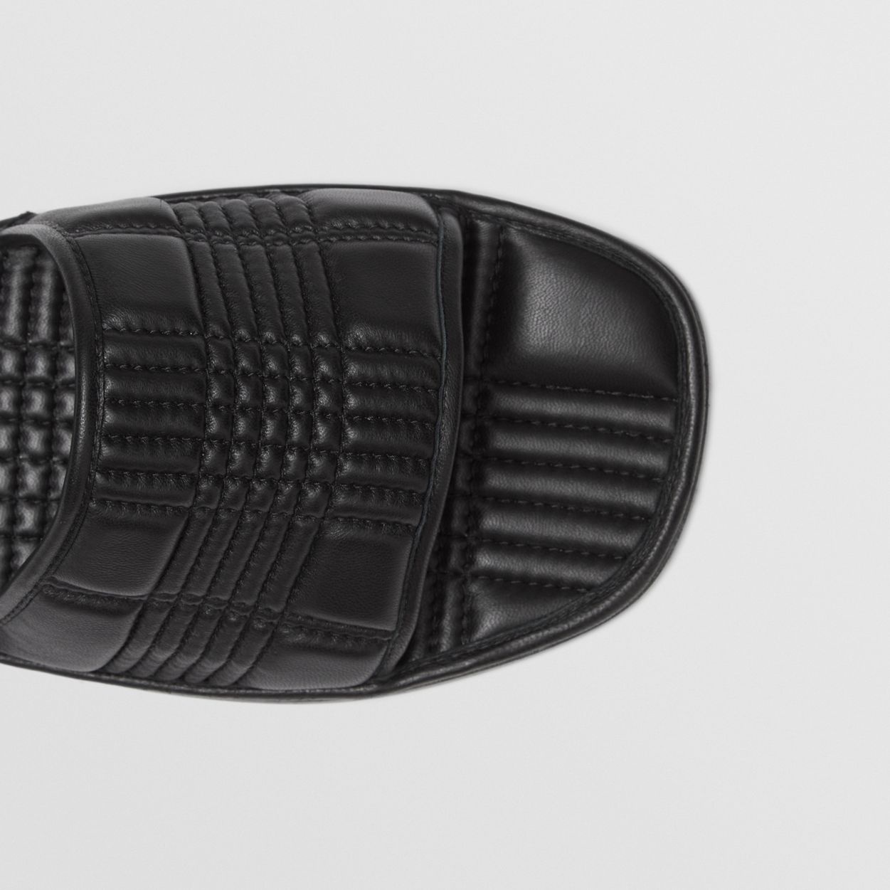 Quilted Lambskin Slides - 2