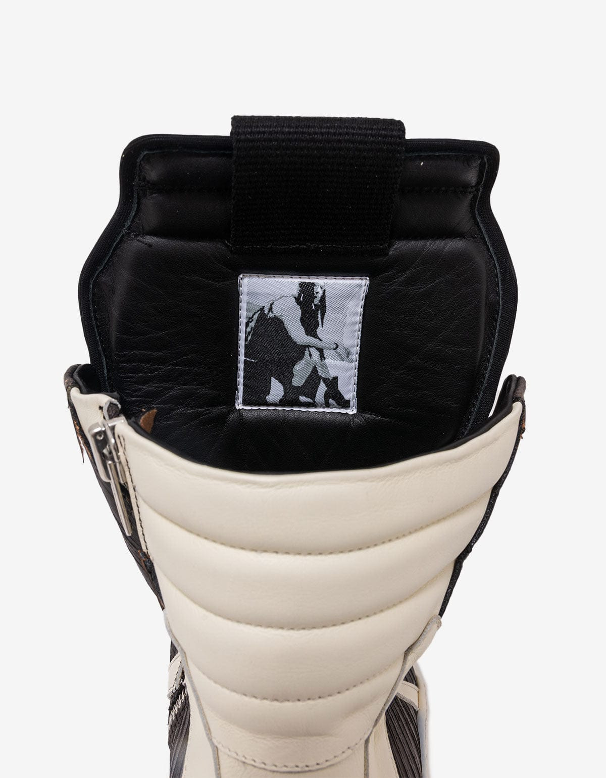Rick Owens Geobasket Laser-Cut Leather High Top Trainers - AW15 - 13