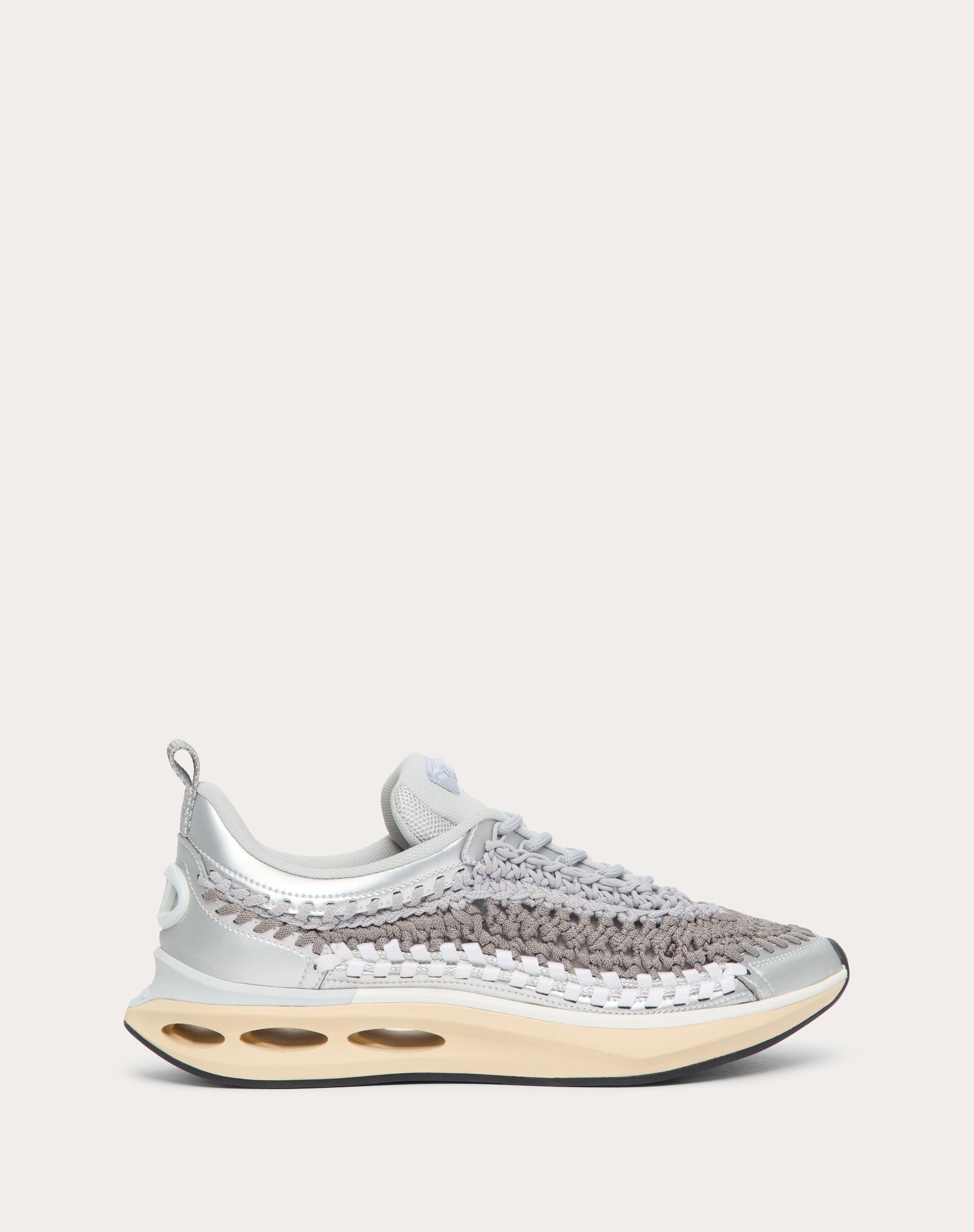 VLOGO EASYKNOT SNEAKER IN WOVEN FABRIC - 1