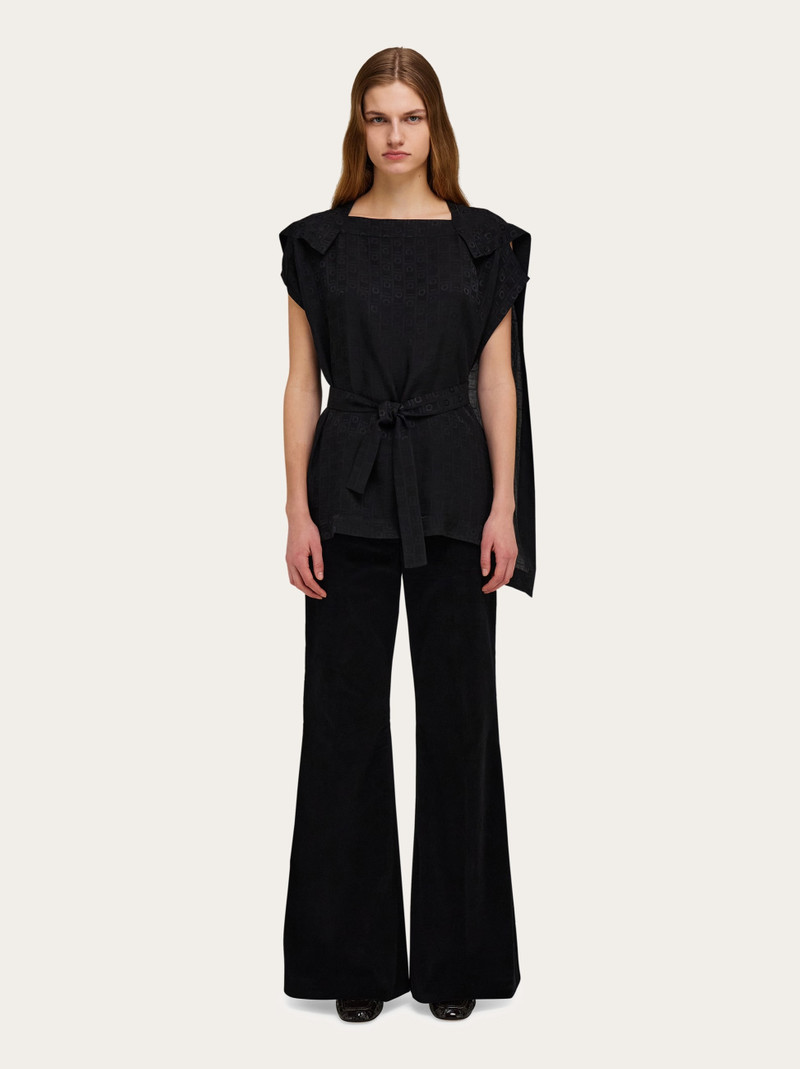 Ferragamo Monogram blouse 9
