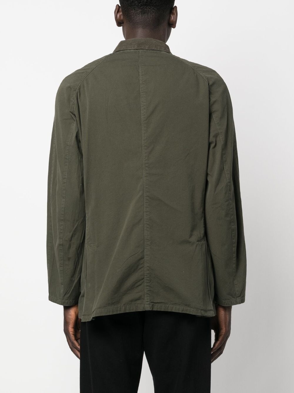 spread-collar shirt jacket - 4