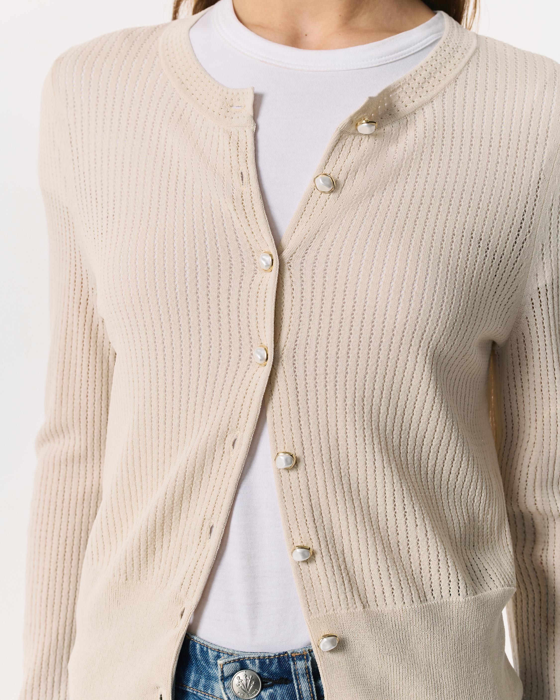 Molly Open-Knit Cardigan - 3