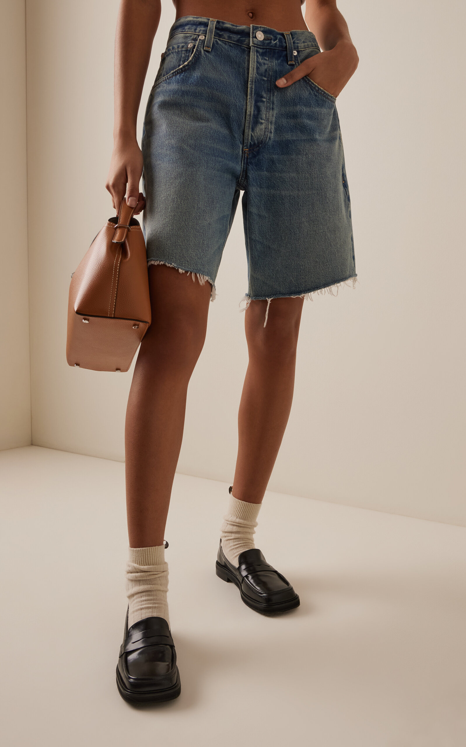 Ayla Denim Shorts dark wash - 3