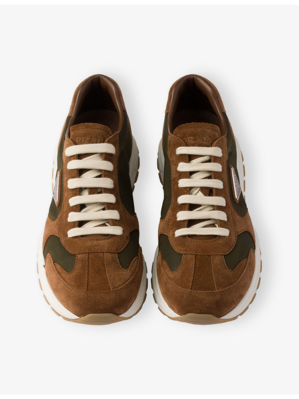 Prax Suede and Woven Trainers - 2